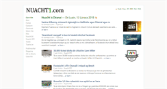 Desktop Screenshot of nuacht1.com