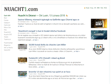 Tablet Screenshot of nuacht1.com